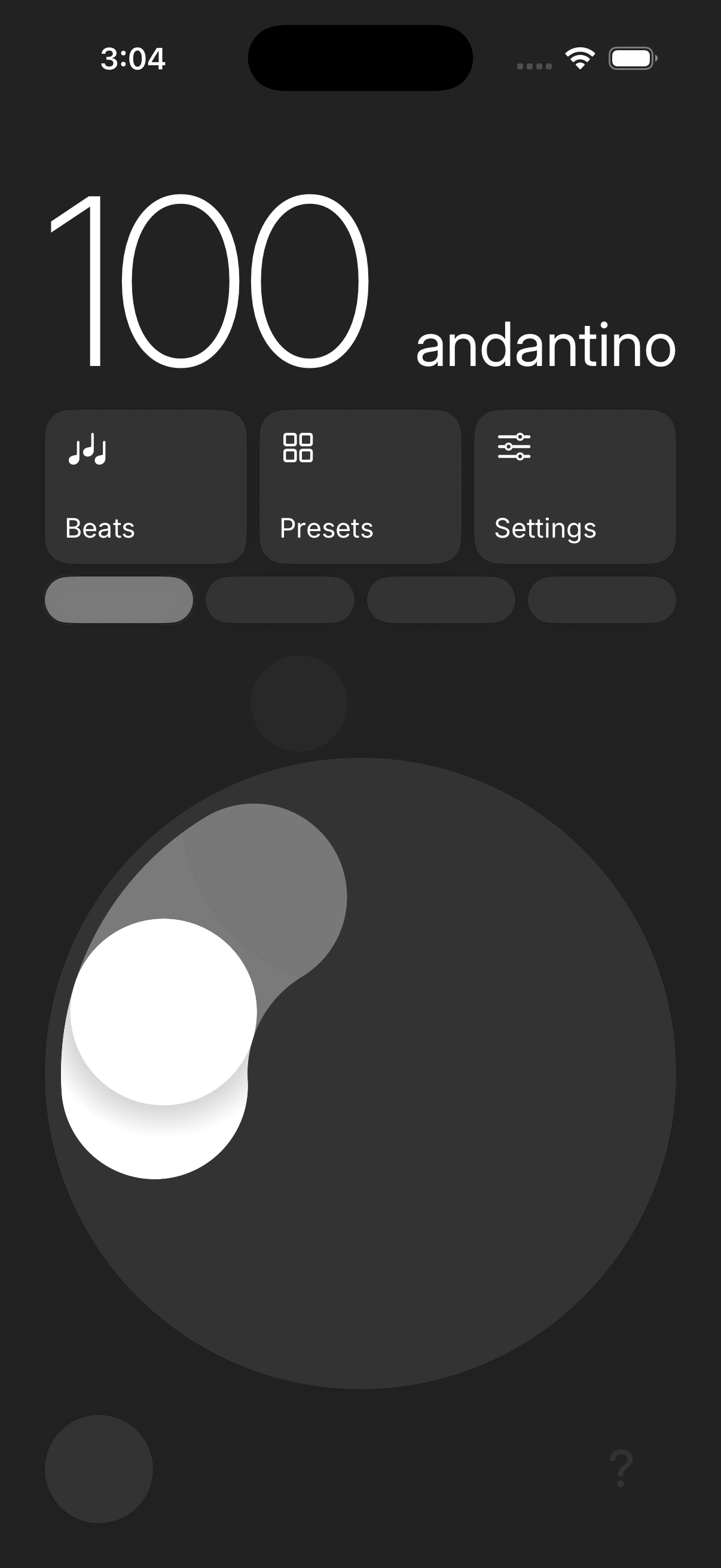 Practice mode with arcs