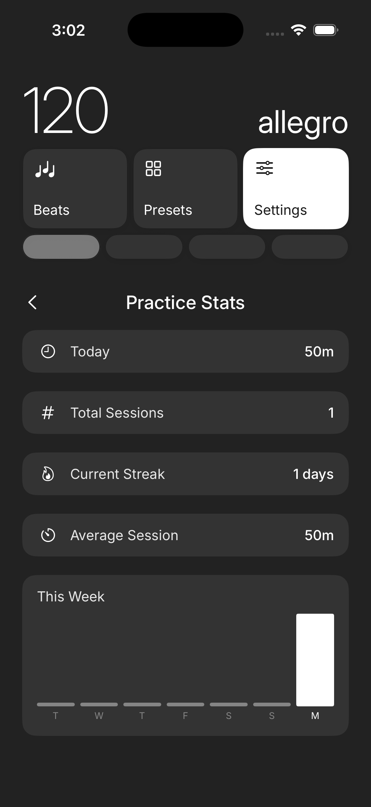 Practice statistics